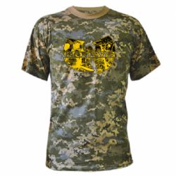 Камуфляжная футболка Wu-Tang logo art - PrintSalon