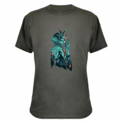 Камуфляжная футболка Xiao silhouette - PrintSalon