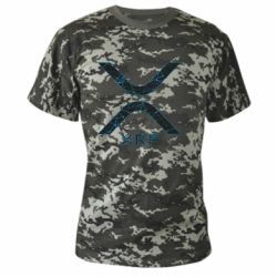 Камуфляжная футболка XRP Ripple - PrintSalon