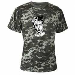 Камуфляжная футболка XXXTentacion Monochrome Art - PrintSalon