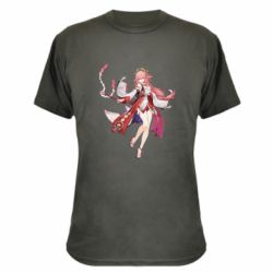 Камуфляжна футболка Яэ Мико арт - PrintSalon