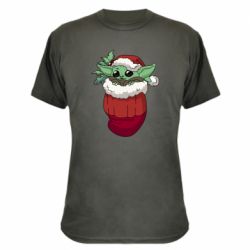 Камуфляжная футболка Йода в перчатке - PrintSalon