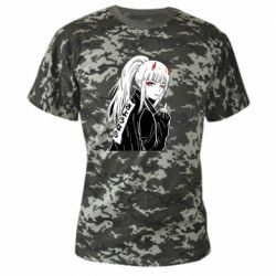 Камуфляжная футболка Zero Two Art - PrintSalon