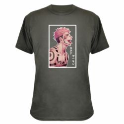 Камуфляжна футболка 悪魔スクナ - PrintSalon