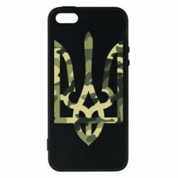 Чохол для iphone 5/5S/SE Камуфляжний герб України