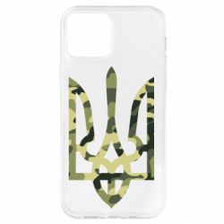 Чохол для iPhone 12 Камуфляжний герб України