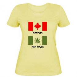 Жіноча футболка Канада Як треба - PrintSalon