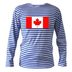 Тельняшка с длинным рукавом Канада - PrintSalon