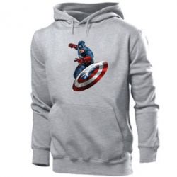 Мужское худи Капитан Америка - PrintSalon