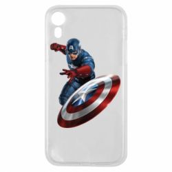 Чехол для iPhone XR Капитан Америка - PrintSalon