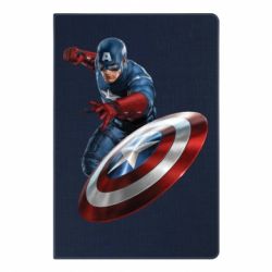 Блокнот с принто Капитан Америка - PrintSalon