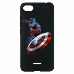 Чехол для Xiaomi Redmi 6A Капитан Америка - PrintSalon