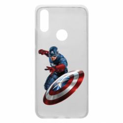 Чехол для Xiaomi Redmi 7 Капитан Америка