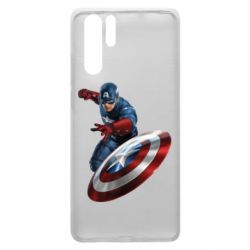 Чехол для Huawei P30 Pro Капитан Америка - PrintSalon
