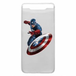 Чехол для Samsung A80 Капитан Америка - PrintSalon