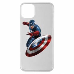 Чехол для iPhone 11 Pro Max Капитан Америка - PrintSalon