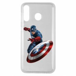 Чехол для Samsung M30 Капитан Америка - PrintSalon