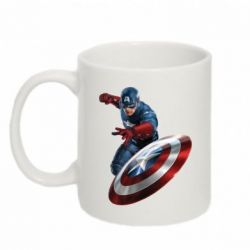 Чашка 320ml Капитан Америка