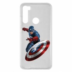 Чохол для Xiaomi Redmi Note 8 Капітан Америка
