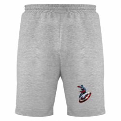 Мужские шорты Капитан Америка - PrintSalon