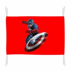 Флаг Капитан Америка - PrintSalon