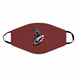Маска многоразовая Капитан Америка - PrintSalon