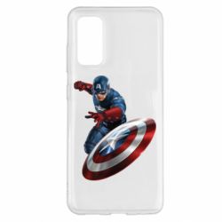 Чехол для Samsung S20 Капитан Америка - PrintSalon