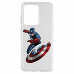 Чехол для Samsung S20 Ultra Капитан Америка - PrintSalon