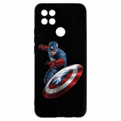 Чехол для Oppo A15s/A15 Капитан Америка - PrintSalon
