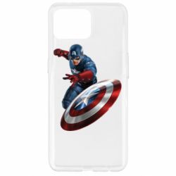 Чехол для Oppo Reno 4 Lite Капитан Америка - PrintSalon