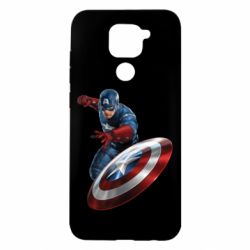 Чехол для Xiaomi Redmi Note 9/Redmi 10X Капитан Америка - PrintSalon