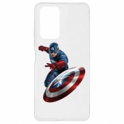 Чохол для Xiaomi Redmi Note 10 Pro Капітан Америка