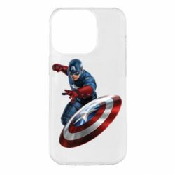 Чехол для iPhone 14 Pro Капитан Америка - PrintSalon
