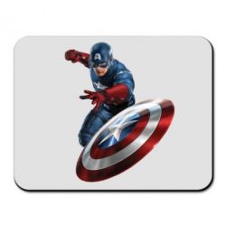 Коврик для мыши Капитан Америка - PrintSalon