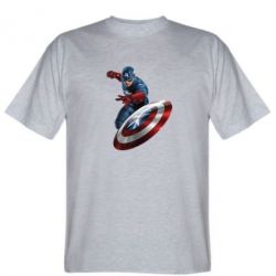 Мужская футболка Stedman Капитан Америка