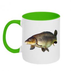 Чашка двокольорова Карасик