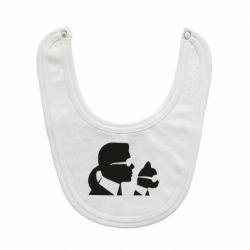 Слюнявчик Karl and the cat with glasses-PrintSalon Слюнявчик Karl and the cat with glasses