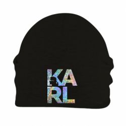 Шапка флісова Karl fashion designer-PrintSalon Шапка флісова Karl fashion designer