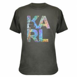 Камуфляжная футболка Karl fashion designer - PrintSalon