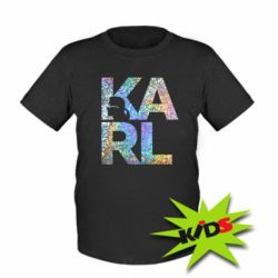 Детская футболка Karl fashion designer - PrintSalon