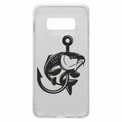 Чехол для Samsung S10e Карп на крючке - PrintSalon