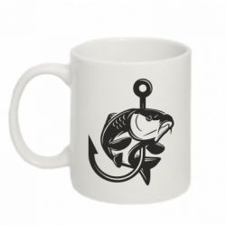 Чашка 320ml Карп на крючке