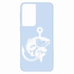Чехол для Samsung S21 Карп на крючке - PrintSalon