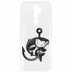 Чехол для Oppo A5/A9 2020 Карп на крючке