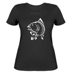 Женская футболка Карп - PrintSalon