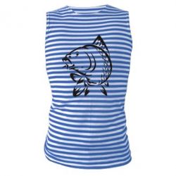 Майка-тельняшка Карп - PrintSalon