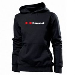 Женское худи Kawasaki Logo - PrintSalon