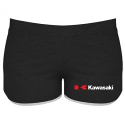 Женские шорты Kawasaki Logo - PrintSalon