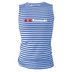 Майка-тельняшка Kawasaki Logo-PrintSalon Майка-тельняшка Kawasaki Logo