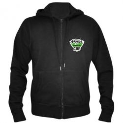 Чоловіче худі на блискавці Kawasaki Ninja Cup - PrintSalon